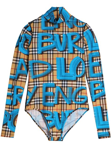 burberry waist belt|Burberry blue graffiti bodysuit.